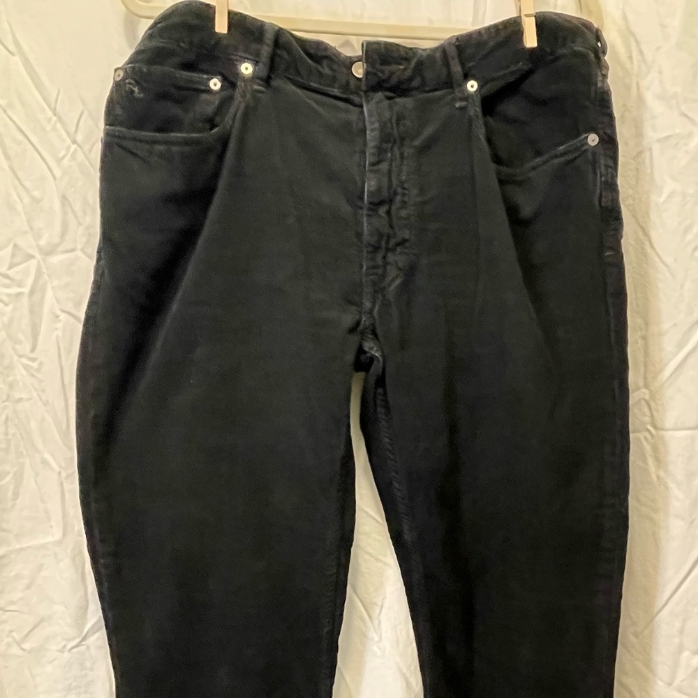Polo Jeans Corduroy Pants in Black, Men's (Size 36 x32)